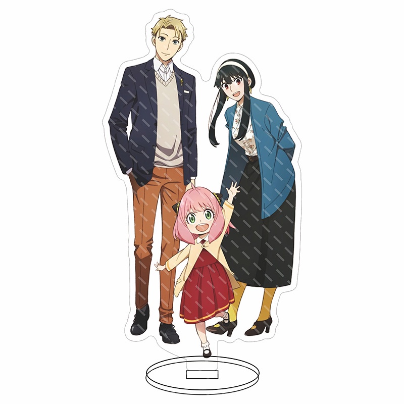 Móc Khóa Nhựa Acrylic Hình Nhân Vật Anya Yor Forger Twilight Trong Anime SPY×FAMILY