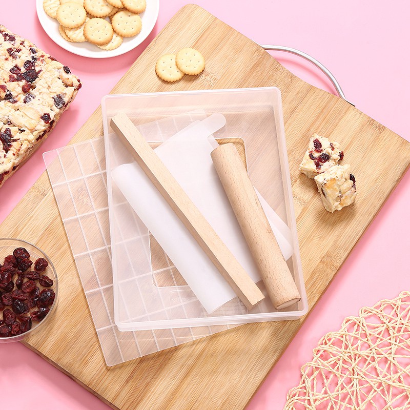 Khuôn kẹo Nougat, khuôn làm kẹo hạnh phúc Nougat size 60 ô kẹo