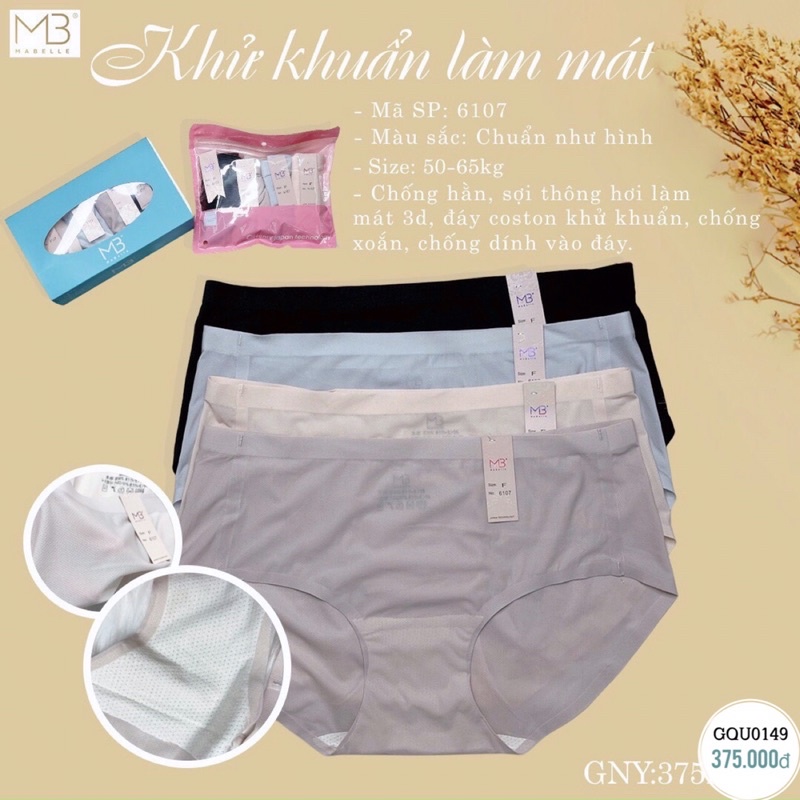 quần lót MB thông hơi cao cấp hộp 4c