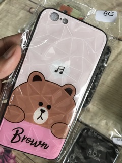 Ốp lưng iPhone 6/6s dẻo 3d hình giả đá cao cấp