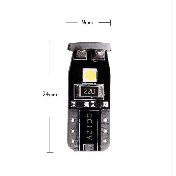 Bộ 10 Đèn Led Kevanly T10 3030 192 194 168 W5W 3smd Gắn Biển Số Xe Ô Tô