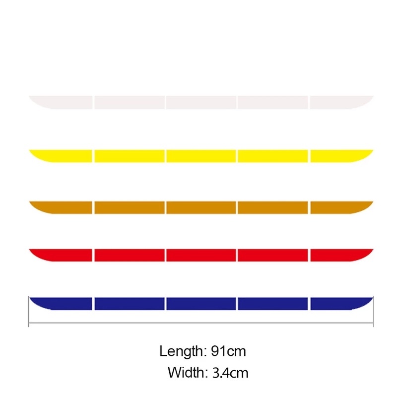 Bộ 5 miếng dán phản quang cảnh báo an toàn cho xe hơi