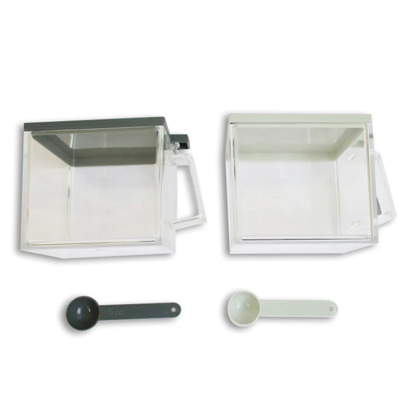 Daiso Hộp Gia Vị Sk Kitchen Pot Wide 2 Assorted Colors