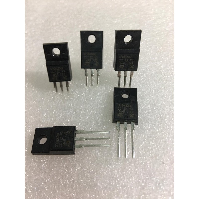 MOSFET STGF10NC60KD GF10NC60KD 10A 600V mới, chính hãng 100%