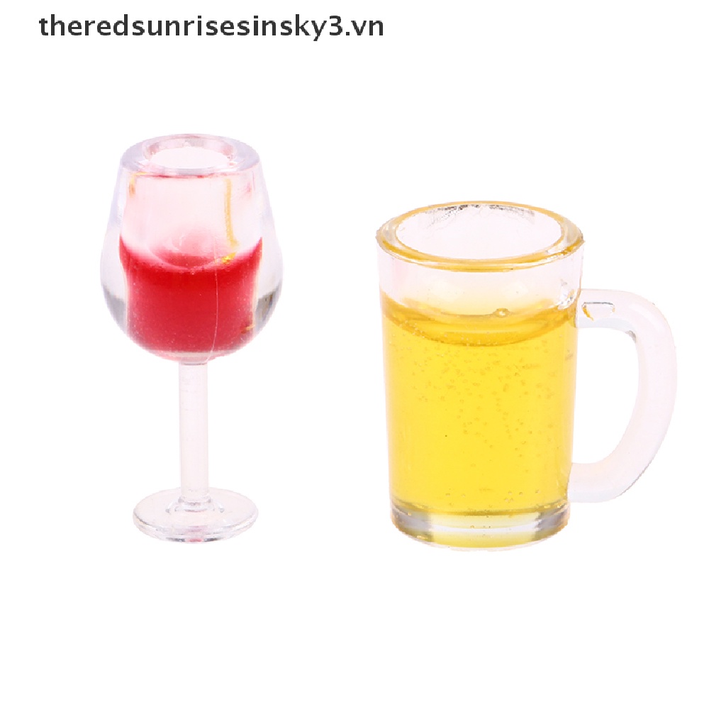 Set 5 Ly Rượu / Bia Đồ Chơi Búp Bê Cỡ 1 / 12