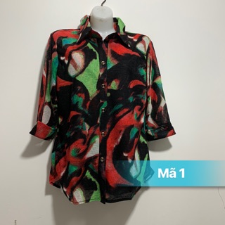 Áo sơ mi trung niên 48-60 ký
