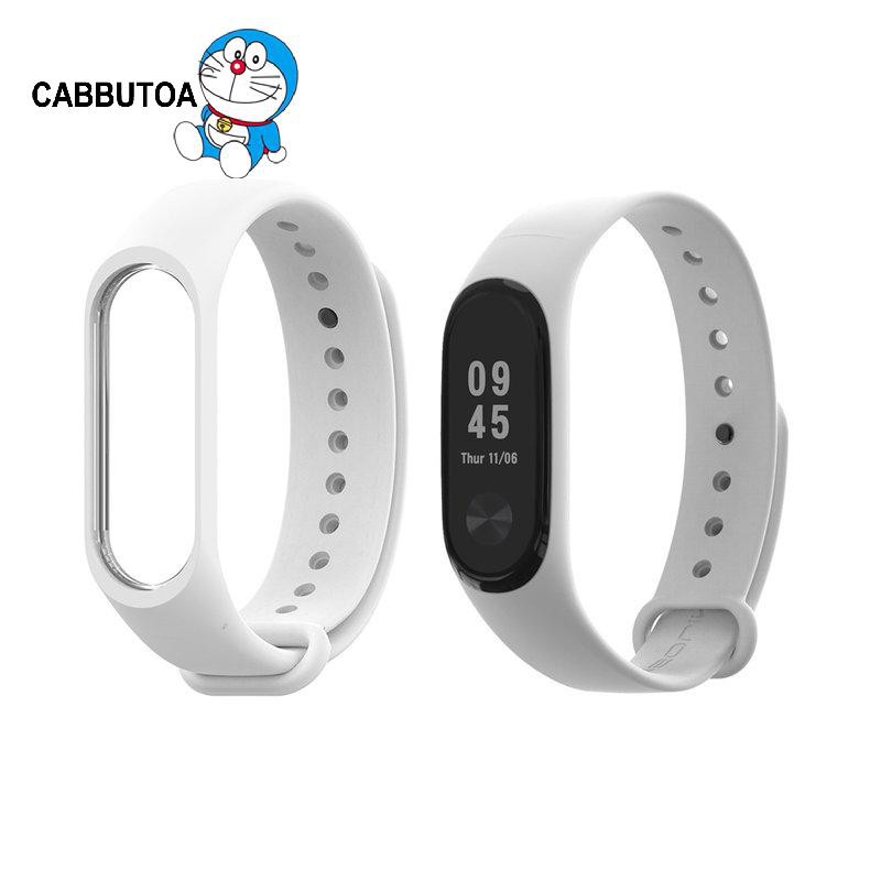 Dây Đeo Thay Thế Chất Liệu Silicon Thiết Kế Nhiều Lỗ Thời Trang Cho Xiaomi Mi Band 3