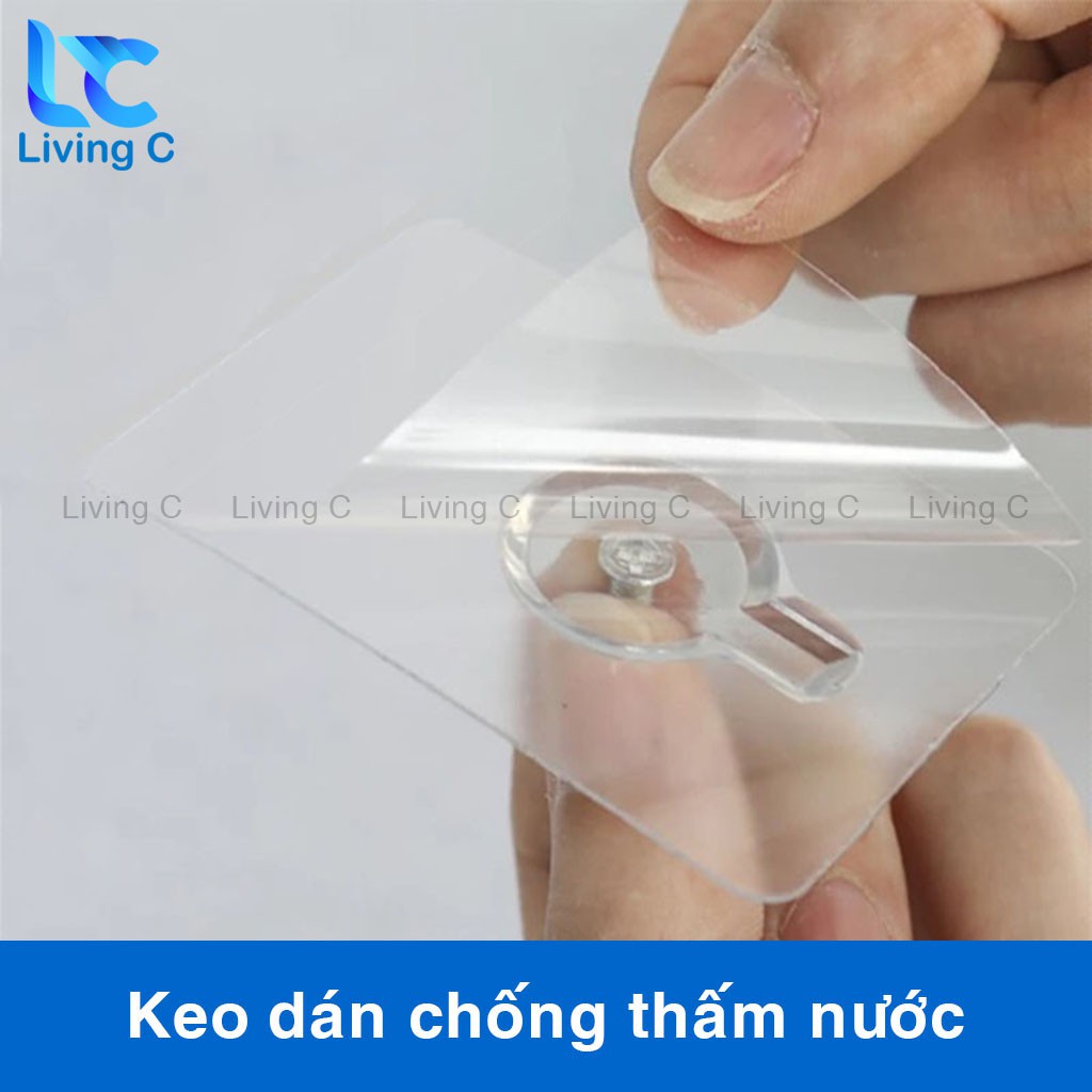 Miếng dán vặn ốc size lớn loại 6 ly bằng inox chịu lực đa năng Living C _MOL