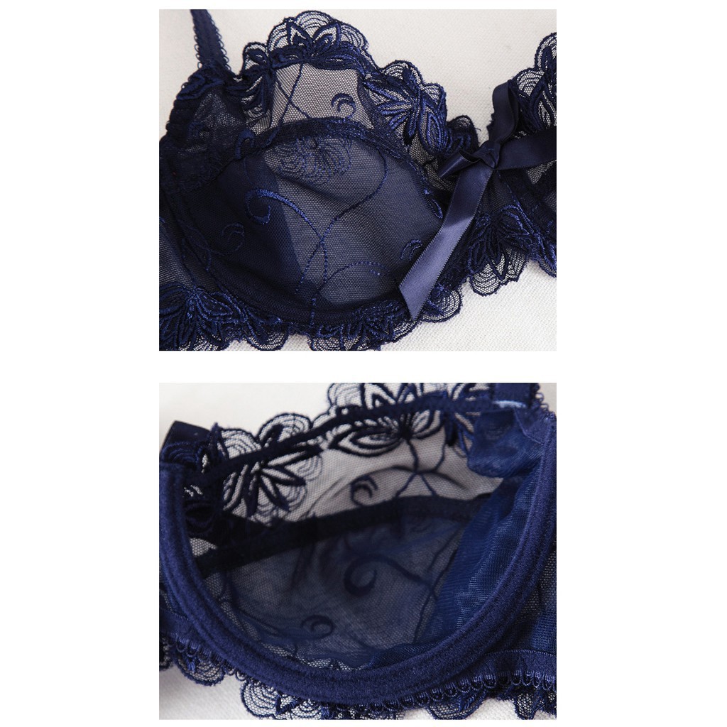 Đồ lót phối ren hoa VARSBABY V014 xuyên thấu thiết kế gợi cảm thời trang cho nữ