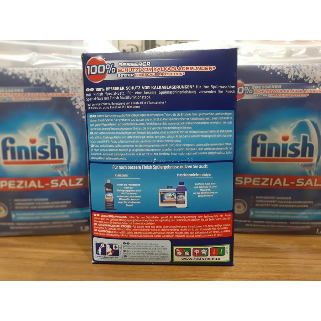 Muối rửa bát Finish 1.2kg