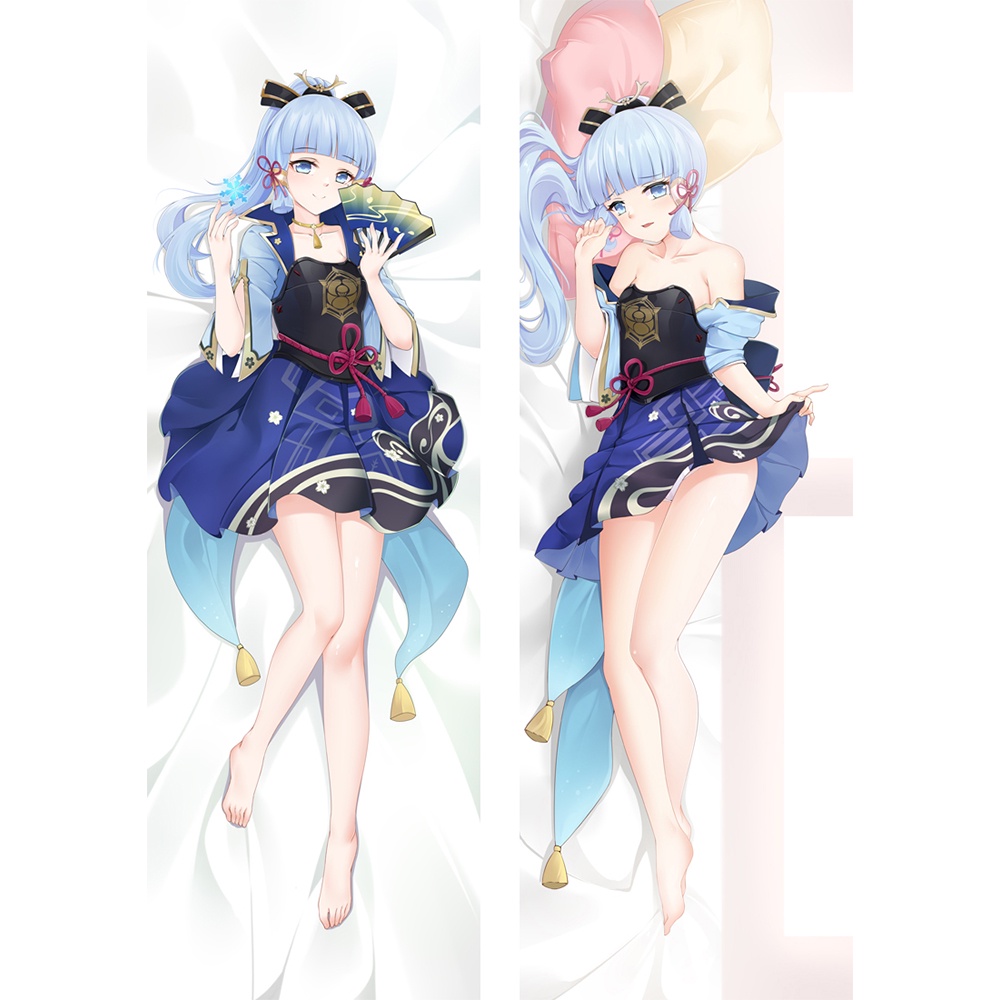 Vỏ Gối In Hình Game Genshin Impact Kamisato Ayaka 60x180cm