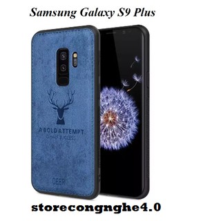 Ốp Lưng Giả Da Con Hươu DEER - Nhựa Dẻo TPU Cho galaxy s9 plus