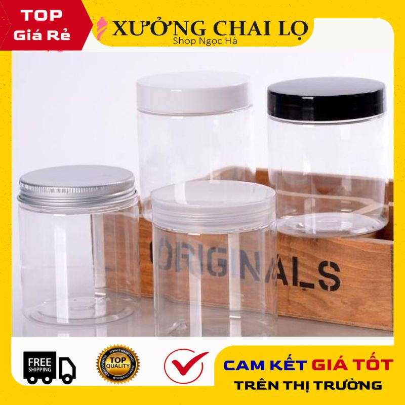 Hủ Đựng Kem ❤ GIÁ RẺ NHẤT ❤ [200g,250g,500g] Hủ nhựa pet đựng mỹ phẩm, thực phẩm, đồ khô, ngũ cốc