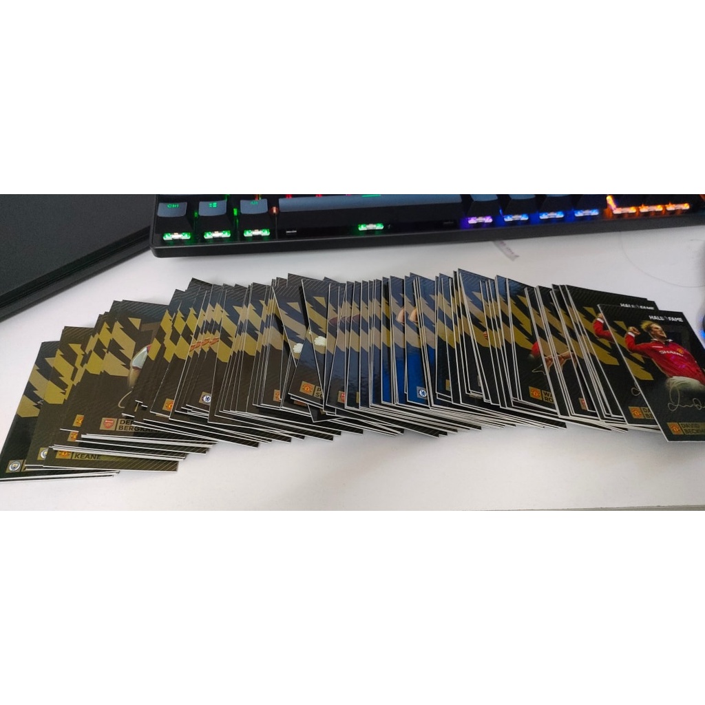 Thẻ Cầu Thủ Bóng Đá SKY Card HALL OF FAME - Beckham Shearer Rooney Lampard Gerrard Vieira Henry Bergkamp Cantona Keane