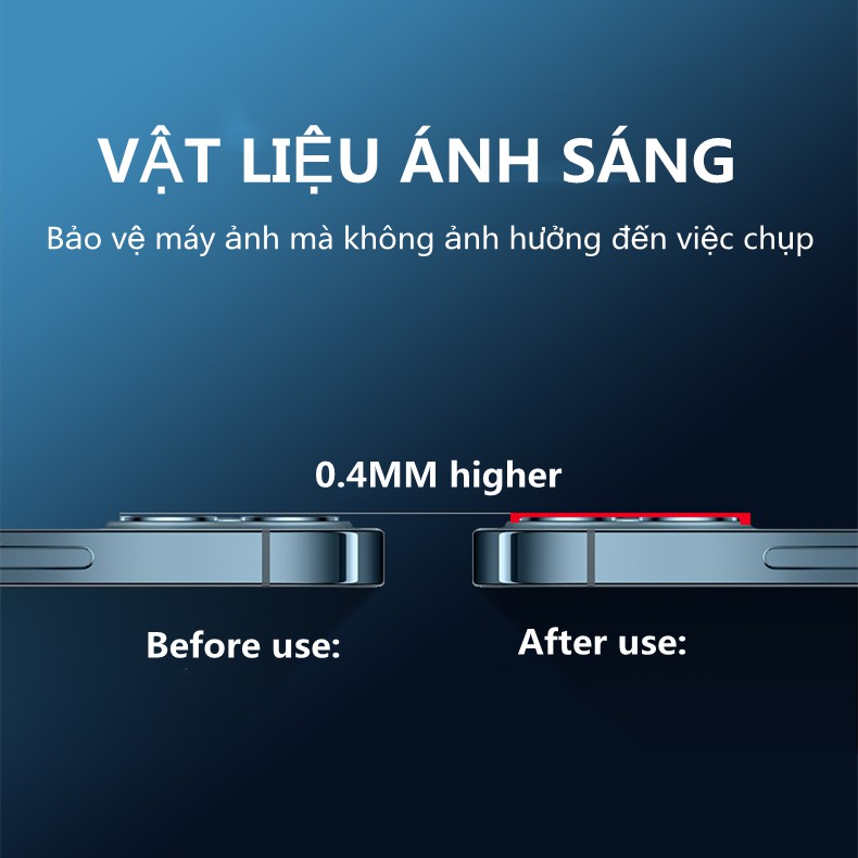 Kính Cường Lực Bảo Vệ Camera Mạnh Mẽ Màu Dạ Quang Dành Cho Iphone 12 Pro Max 11 Pro Max 12 Mini