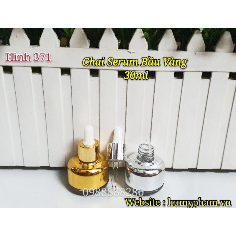 CHAI ĐỰNG SERUM BẦU 30ML