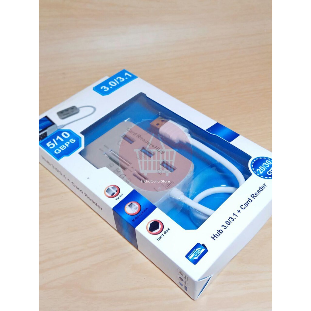 Đầu Đọc Thẻ Nhớ Usb 3.0 + Hub