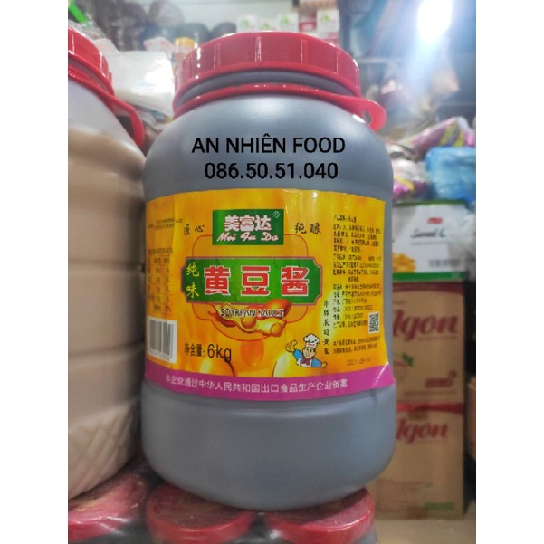 Tương Sốt Đậu Soybeans Sauce Can To 6KG