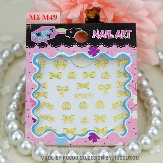 Dán móng tay - nail sticker m49