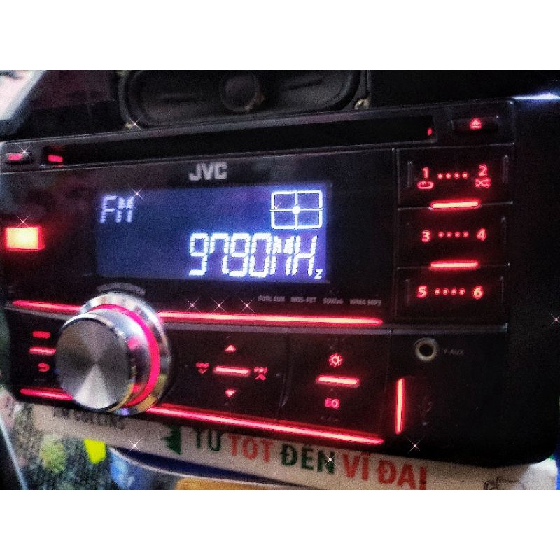 Đầu cd Jvc kenwood tháo xe toyota , lắp đặt chung cho các hãng xe khác