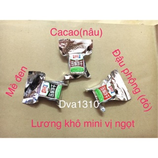1kg mini đủ 5 vị+ 10 phong lương khô sữa + 1 mứt trà là