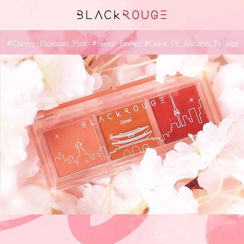 Black Rouge Bảng mắt Triple Layer Eye Palette 44.5g
