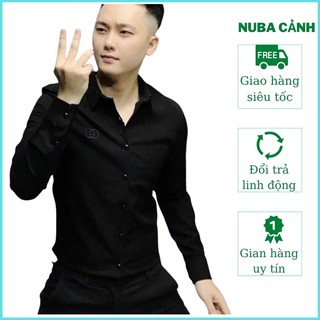 Áo sơ mi nam cao cấp tay dài chất vải đũi thấm hút mồ hôi, NUCA 16