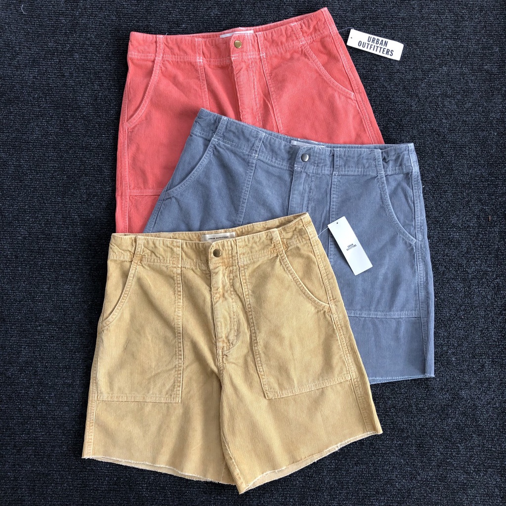 Quần short Nhung Tăm thời trang chất liệu Bogen form quần cứng cáp " URBAN OUTFITTERS " Hàng chính hãng/Oshop