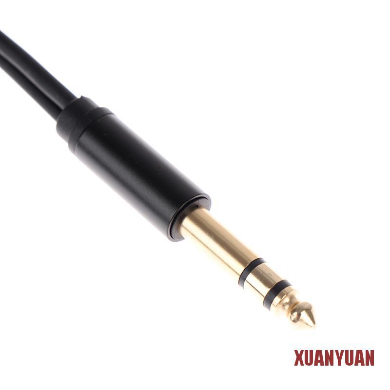 Cáp Chuyển Đổi Âm Thanh Từ Đầu Cắm 6.35 mm Sang 2rca Rca Mạ Vàng | BigBuy360 - bigbuy360.vn