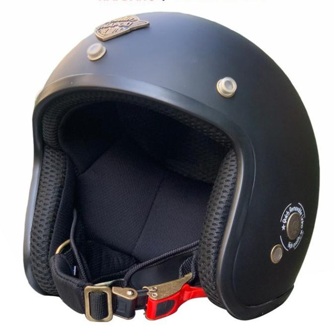 Nón bảo hiểm Napoli 3/4 màu nhám chính hãng chất lượng