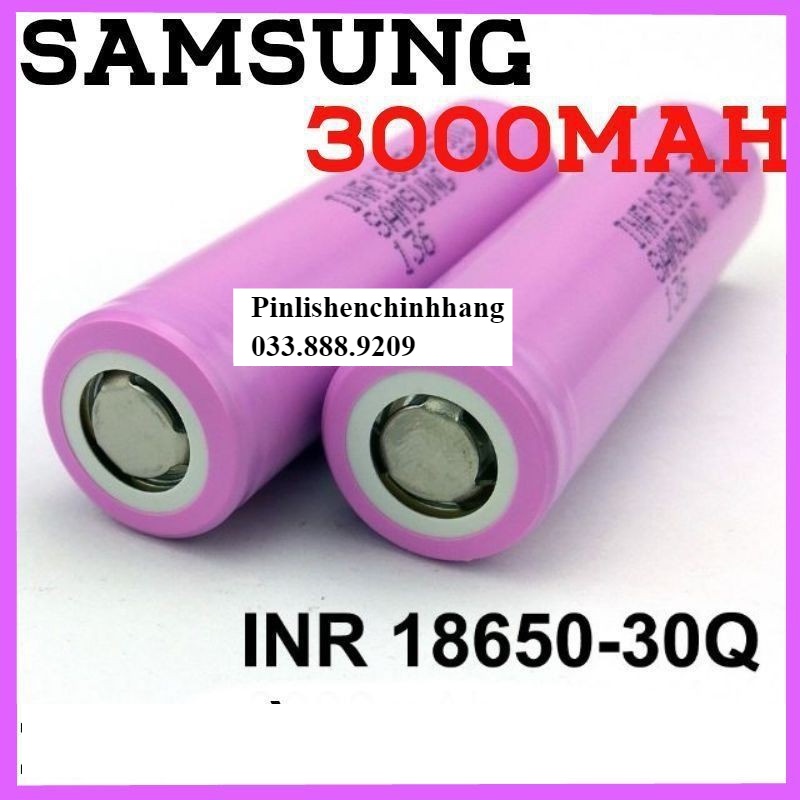 Pin 18650 SAMSUNG INR 30Q 3000mah dòng xả cao