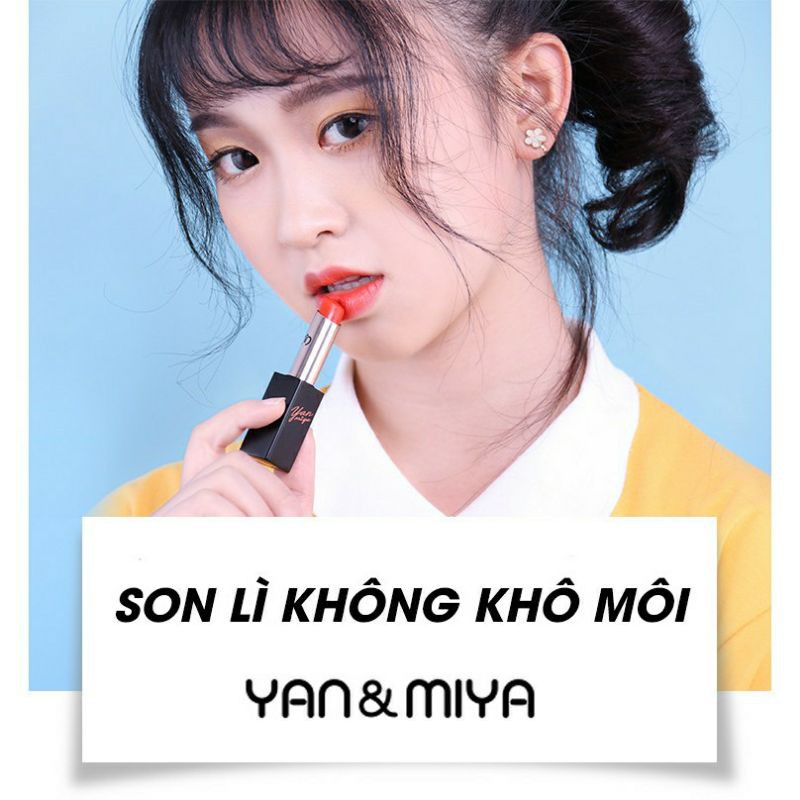 Son thỏi Yan&amp;Miya màu cam đào 112