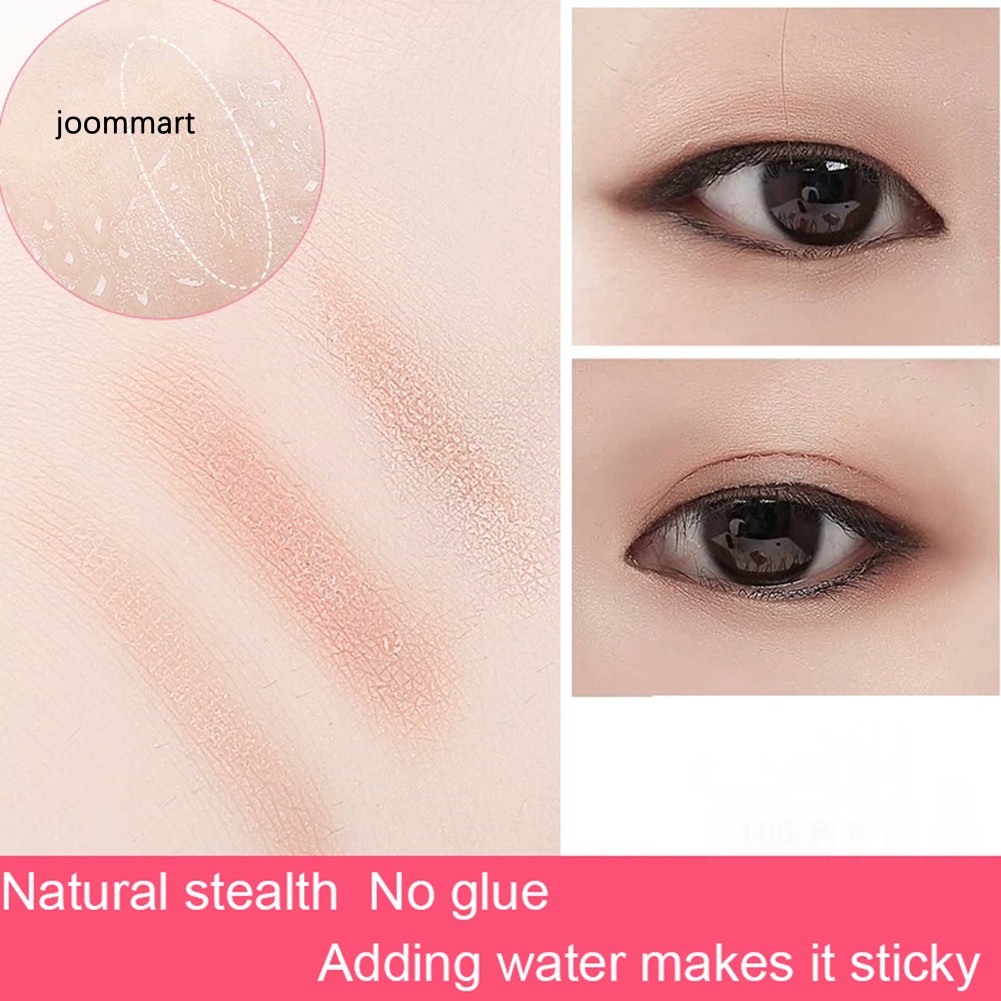 【JM】48Pcs/Sheet Traceless Invisible Lace Net Double Eyelid Tapes Adhesive Stickers