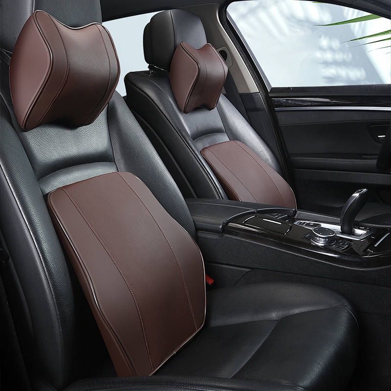 Gối tựa đầu và tựa lưng bằng xốp thiết kế thời trang cho nội thất xe ô tô (có bán lẻ)