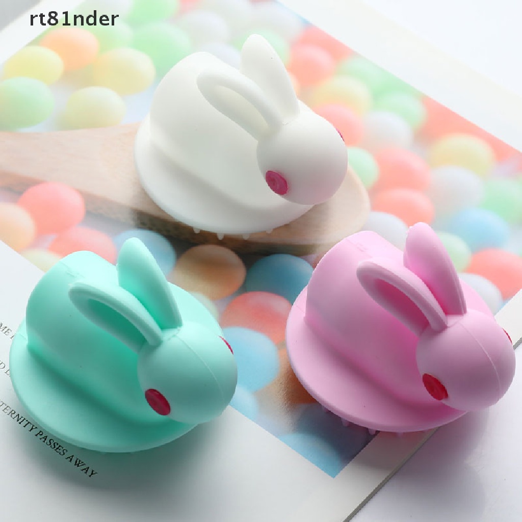 [Hàng mới về] Bàn chải tắm mát xa da đầu bằng silicone tiện dụng