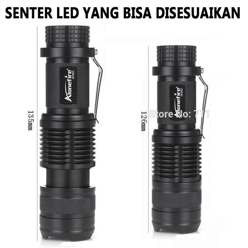 Đèn pin ALONEFIRE SK98S LED siêu sáng L2 chống thấm nước đa năng tiện lợi