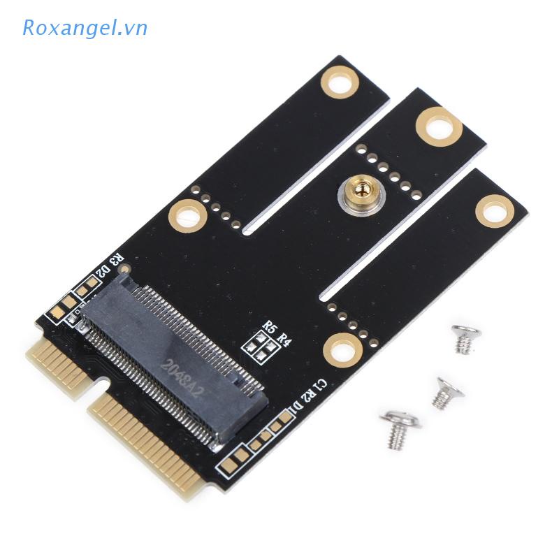 Bộ Chuyển Đổi Wifi Không Dây ROX M.2 Ngff Key A + E Sang Mini Pcie Thẻ Mạng Không Dây M2 Ngff