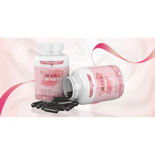 HAUORA Maxi White - Viên uống trắng da Collagen Nhau Thai Cừu 2 hộp (30 viên/hộp)