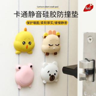 Miếng Silicon Dán Tường Chặn Tay Nắm Cửa Chống Va Đập Tiện Dụng