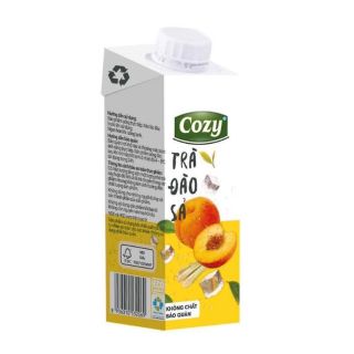 Trà đào sả Cozy 225ml thùng 24 hộp