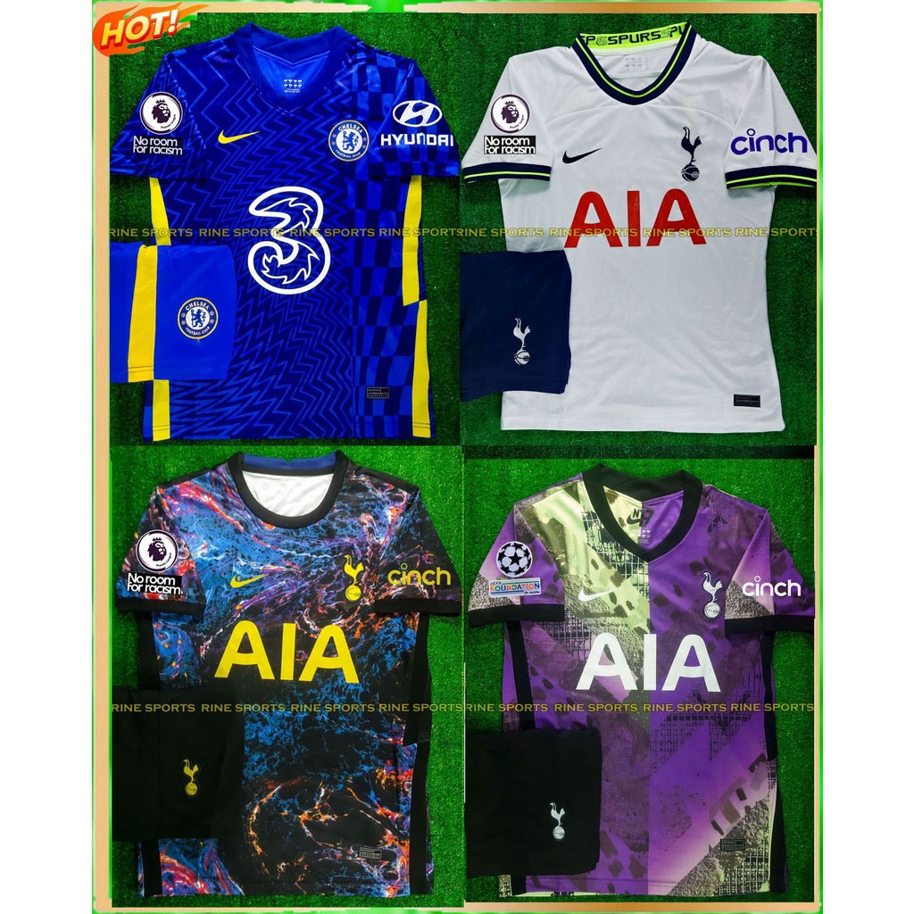 Hàng Thailand Super Bộ Áo bóng đá Chelsea - Tottemham 2021/2022 chuẩn thi đấu