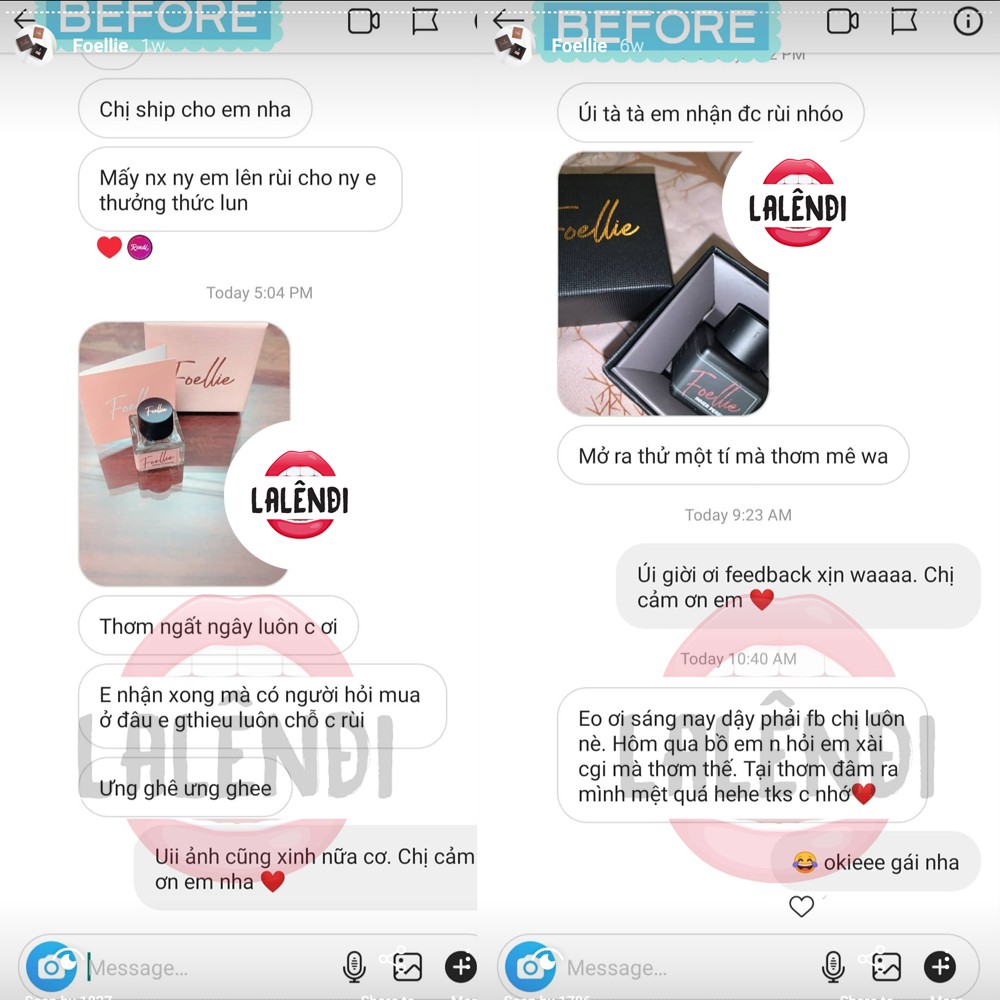 SIÊU THƠM - Nước hoa vùng kín cho nữ Foellie Eau De Inner Perfume Hàn Quốc 5ml | Lalendi Store & Rendi | BigBuy360 - bigbuy360.vn