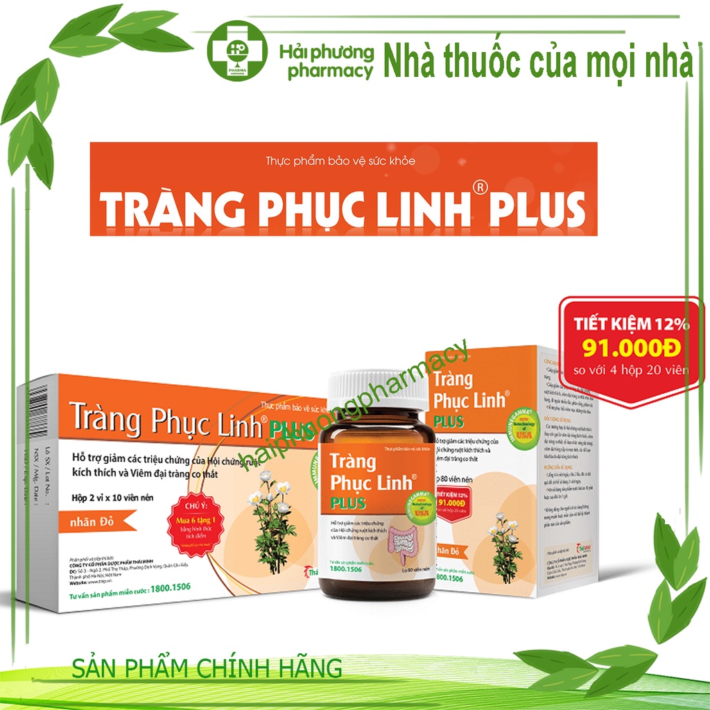 Tràng Phục Linh Plus Giải pháp cho người bị đại tràng hội chứng ruột co thắt
