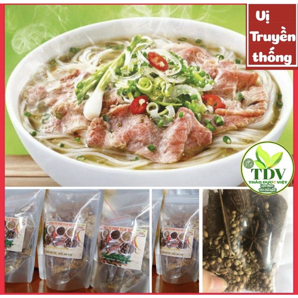 COMBO 10 GÓI GIA VỊ NẤU PHỞ BÒ-GÀ TẶNG TÚI VẢI LỌC