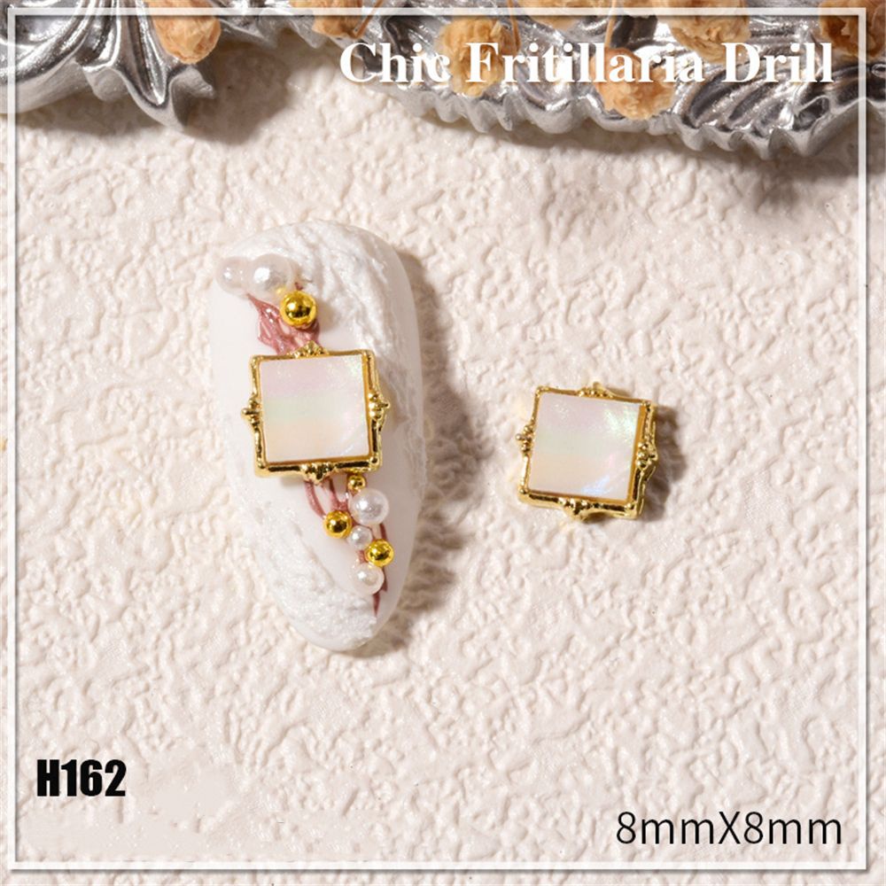 Bộ 10 Miếng Dán Trang Trí Móng Tay Nghệ Thuật|Mặt Dây Chuyền Đá Zircon Tự Làm Trang Sức|Làm Móng Tay