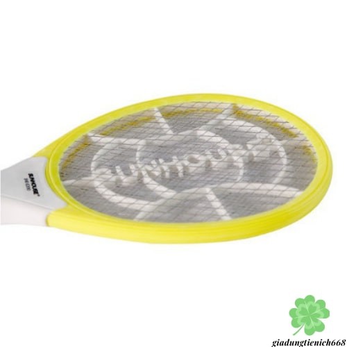 Vợt muỗi màu vàng tích hợp đèn báo sạc tiện dụng Sunhouse SHE-E200