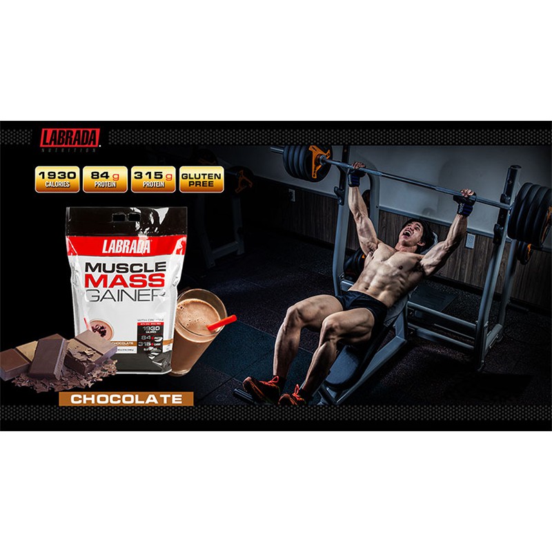 Sữa tăng cân tăng cơ Muscle Mass Gainer hương Chocolate bịch 5.4 kg - Hàng phân phối chính hãng BBT