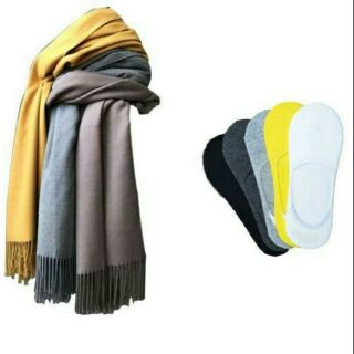 Combo khăn cashmere ,tất