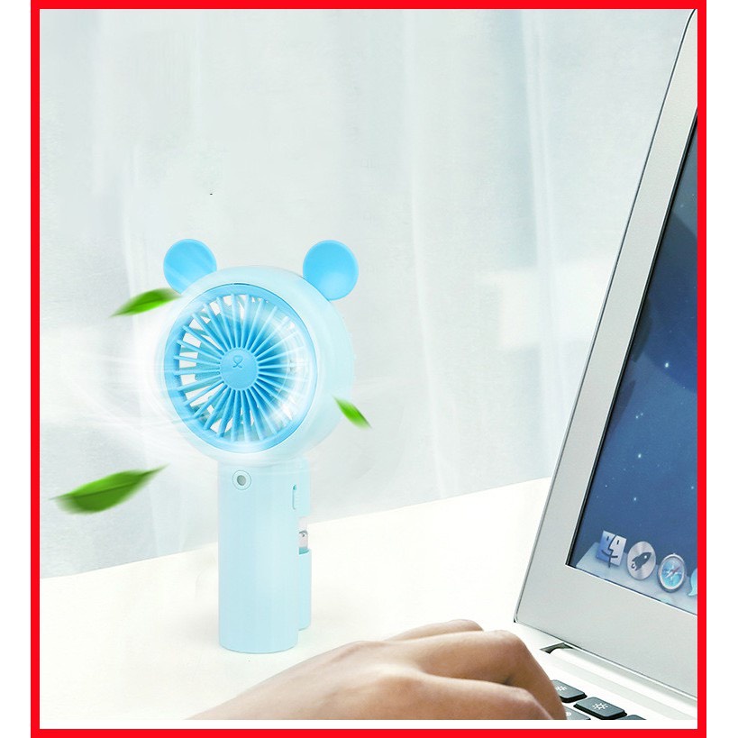 Quạt Sạc Mini để bàn TJ-15B Tốc Độ Gió Mạnh Mát