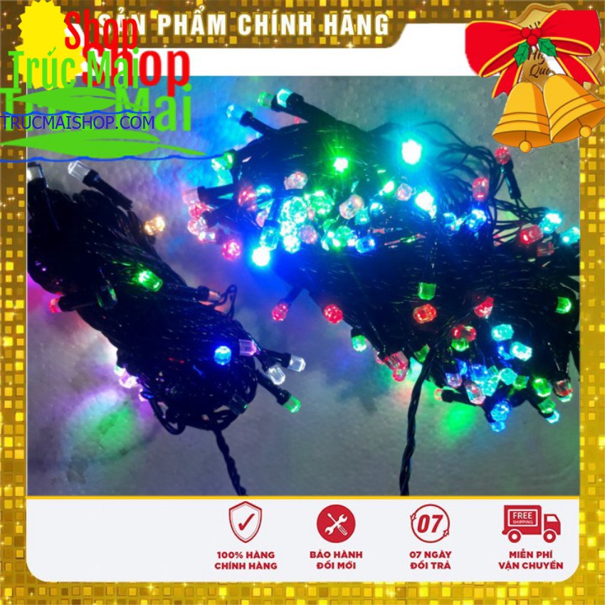 Đèn nháy led 50m, 10m giá rẻ nháy nhiều màu